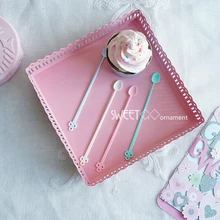 SWEETGO квадратный лоток для пирожных 6/8/10 дюймовое металлическое инструменты для украшения торта свадебный торт поп desset стол для выпечки еды фон для фотосъемки