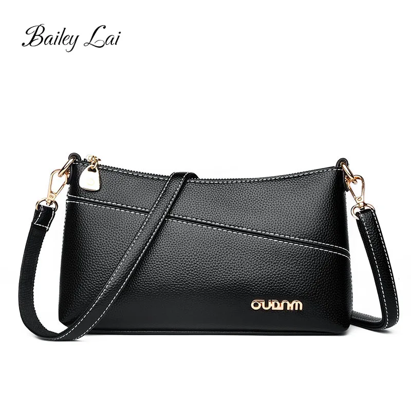 BAILEY LAI Women's Fashion Letter PU leather Small Women Flap Shoulder Sling Bag Crossbody Bags for Girls Messenger Bags Handbag