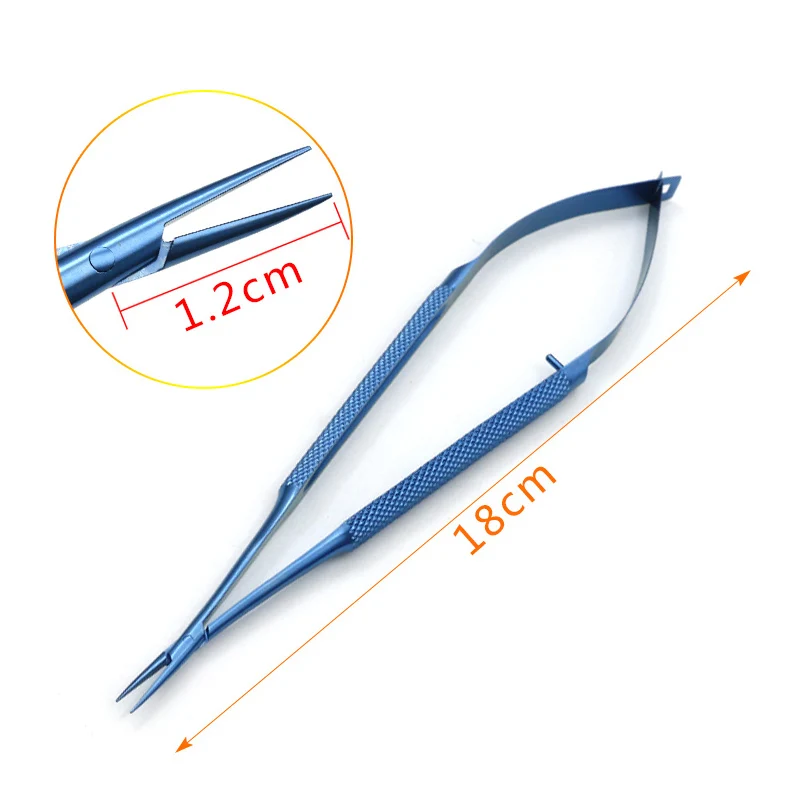 Ophthalmic Microscope Titanium Stainless Steel Hand Surgical Needle Holder 12 14 16 18cm Needle Pliers Needle 1 Ophthalmic Microscope Titanium Stainless Steel Hand Surgical Needle Holder 12 14 16 18cm Needle Pliers Needle 2