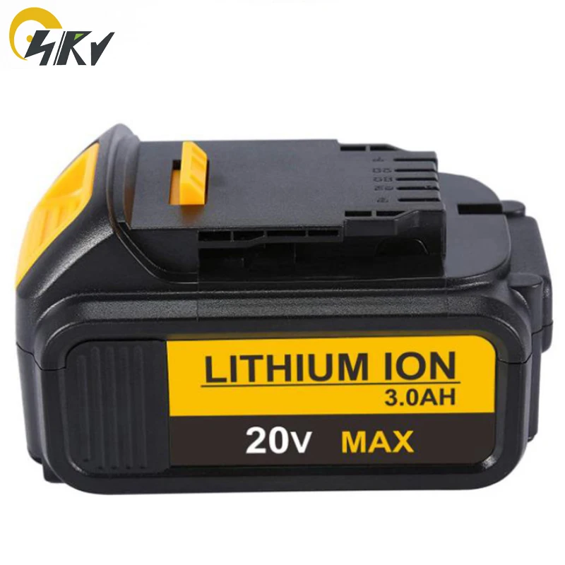 Новый литий ионный аккумулятор 20 в DCB200 DCB180 для электроинструментов Dewalt DCB201 DCB204