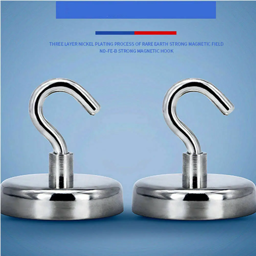 Strong Mini Magnetic Circular Hook Hanger Magnets Linked Kitchen Wall Hold