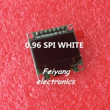 10 шт. 0,9" Белый O светодиодный модуль 0,96 O светодиодный 128X64 O светодиодный ЖК-дисплей светодиодный модуль 0,96" SPI Коммуникационный MODU