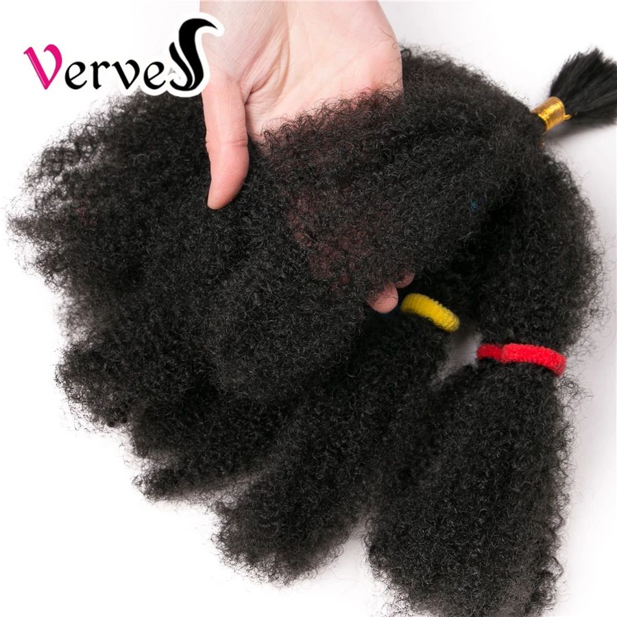 

VERVES Culry Synthetic Crochet Braids Hair Extensions 12 inch Ombre Braiding Hair Afro Kinky Bulk Twist Braids for Black Women