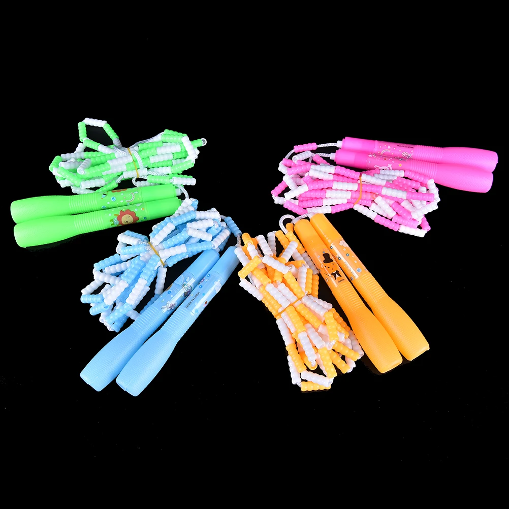 

Cute Kids Children Champion Sports Classic 2.6M Segmented Beaded Plastic Jump Rope 1 PC