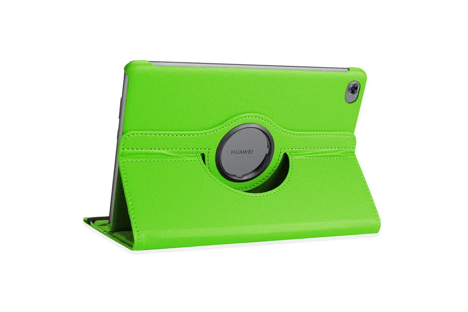 Чехол для планшета huawei MediaPad M5 lite 10 BAH2-W19/L09/W09 из искусственной кожи складной стиль Litchi чехол MediaPad M5 lite 10,1 чехол s - Цвет: Зеленый