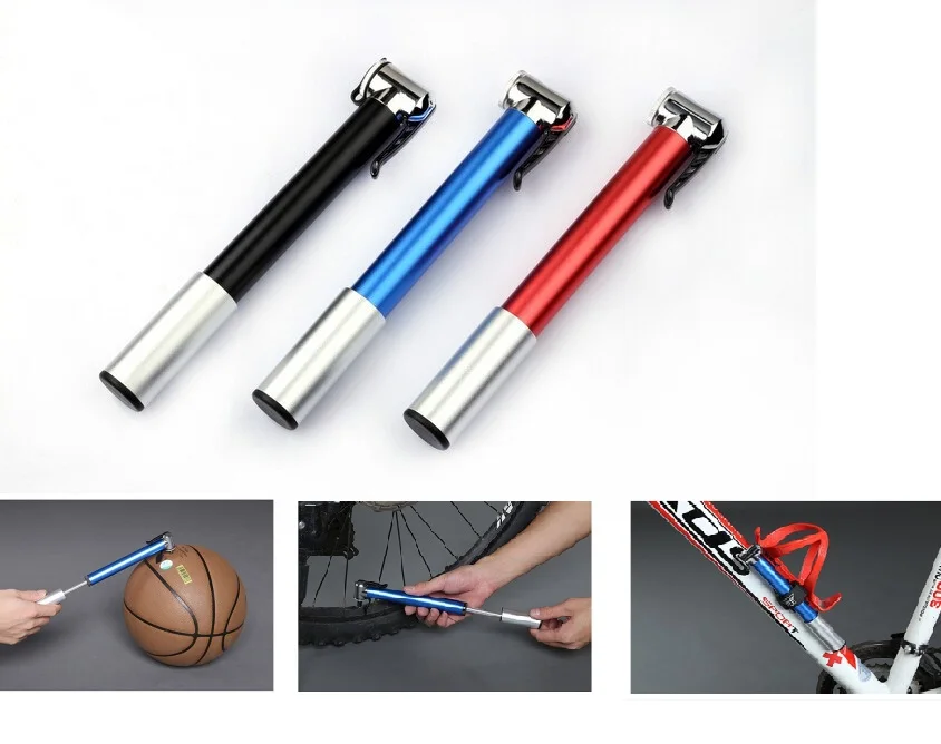 JG1001 Lightweight football/basketball pump Aluminium Mini Portable