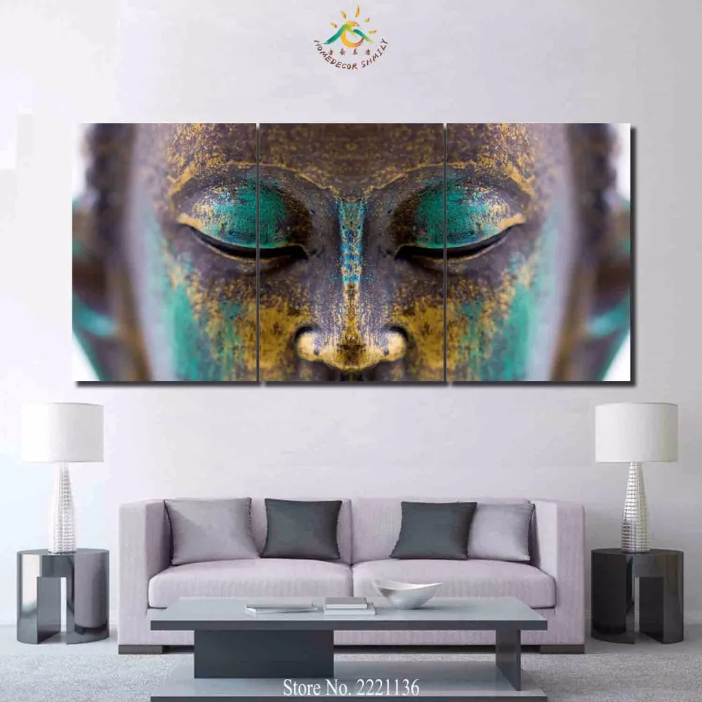 3 4 5 Panel Set Lucu Buddha Wajah HD Pinted Cat Rumah Dekorasi Ruang 3 4 5 Panel Set Lucu Buddha Wajah HD Pinted Cat Rumah Dekorasi Ruang