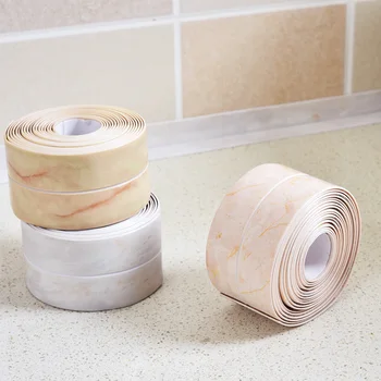 

Marble Wall Corner Line Sink Stickers Self Adhesive Kitchen Ceramic Waterproof Anti-moisture Oil Proof PVC Sticker