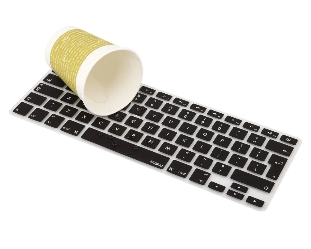 MOSISO Europe/UK English Laptop Keyboard Cover for Macbook Air 13 A1466/A1369 Pro 13 15 inch Retina Protector Keyboard Film