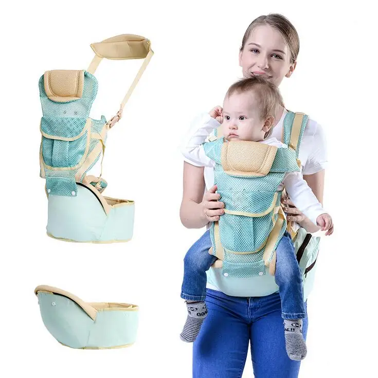 

NEW 0-36 Months Breathable Front Facing Baby Carrier Comfortable Sling Backpack Pouch Wrap Strap 6010