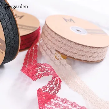 

Kewgarden DIY Hair Bow Accessories Lace Ribbon Handmade Tape 30mm 3cm Packing Satin Ribbon 35 Yards