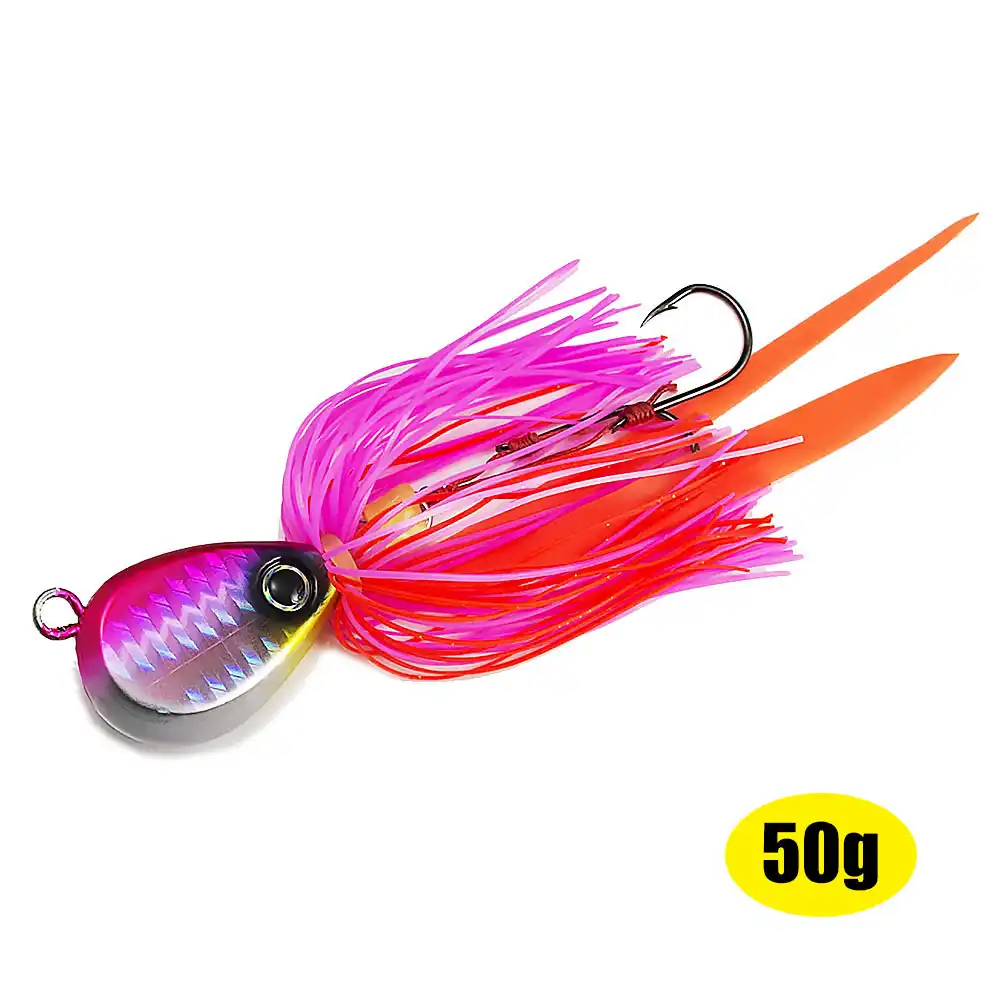 Countbass 50グラム1 76オンスマダイジグ鯛ジギングルアーため塩味ゴムイカジグ Fishing Lures Aliexpress