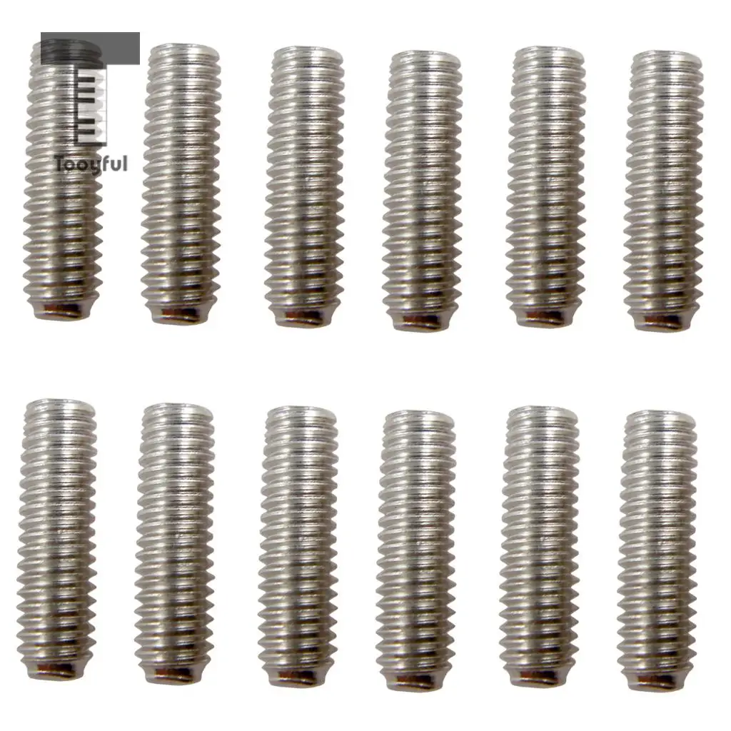 12 Pcs Electric Guitar Inner Hexagonal Screws for Guitar Bass Partsin