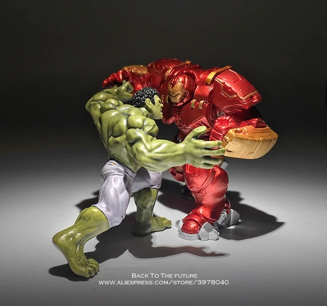 Best Offers Disney Marvel Avengers Hulk Hulkbuster 7-8cm 2pcs/set Figure Super Heroes Flashing PVC Action Figures Toys model for children Best Offers Disney Marvel Avengers Hulk Hulkbuster 7-8cm 2pcs/set Figure Super Heroes Flashing PVC Action Figures Toys model for children