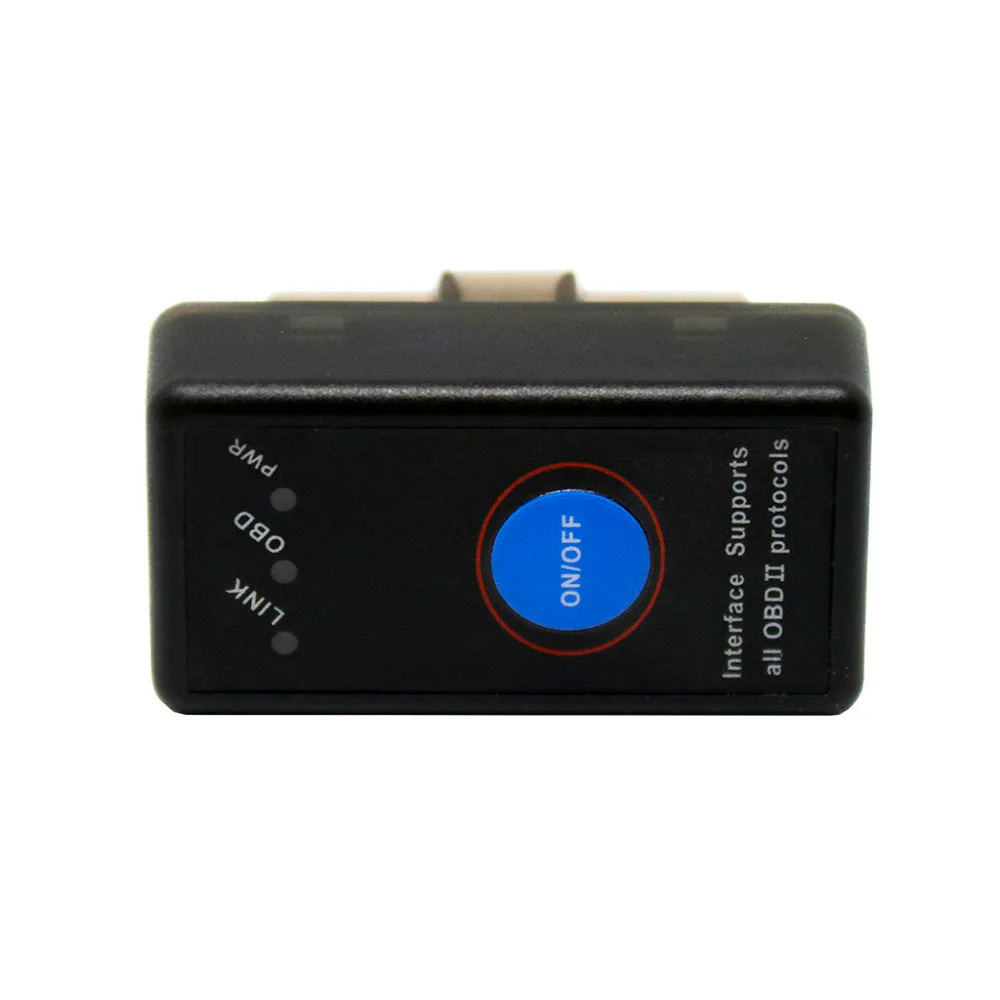 Супер Мини elm327 беспроводной интерфейс считыватель кодов OBD2 V1.5 Elm 327 V 1,5 OBD 2 Автомобильный диагностический инструмент сканер Elm-327 адаптер OBDII