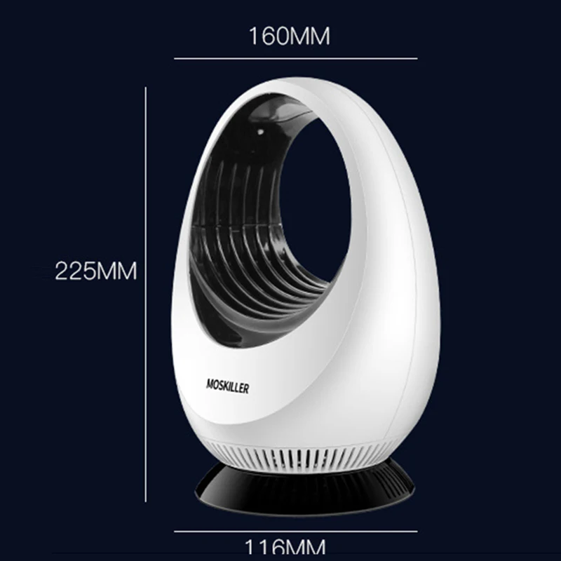 

Household Mosquito Killer Lamp LED Light Photocatalyst Insect Non-toxic Radiation-free 225*116*160mm USB Cable
