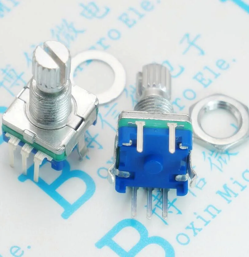 20pcs Rotary Encoder,code Switch/ec11/ Audio Digital Potentiometer With
