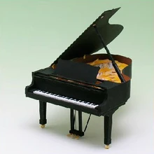 P02-X007 обучающая игрушка для детей DIY игрушка 3D бумажная головоломка модель музыка фортепиано лучший подарок