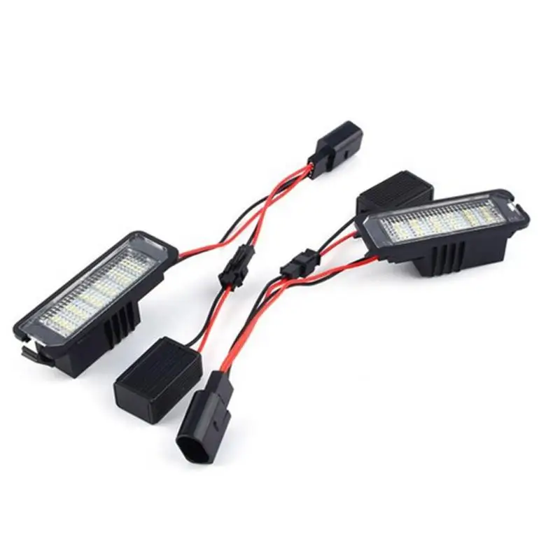 

1 Pair Canbus Error Free LED Number License Plate Light For Porsche 987 997 Cayenne Boxster Cayman Carrera Turbo GT2 GT3