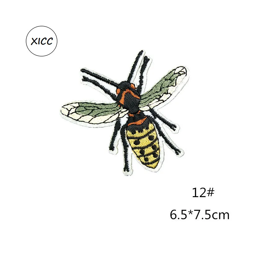 XICC Новая акция дизайн насекомые серии мультфильм животных лоскутное стикер пчела сочетание железа на шитье ривердейл патчи