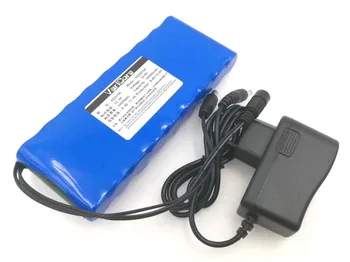 

12V 9.8Ah 9800 mAh 18650 Rechargeable Batteries 12V Lithium Ion Battery Battery Protection Board CCTV Monitor + 12.6V Charger 1A