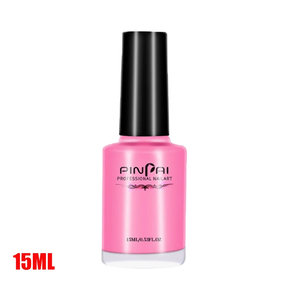 2 Colors Spill Proof Stick Polish Glue Anti Overflow Nail Glue Gel Varnish Primer Nails Glue Gel Protect Cuticle Manicure Tool - Цвет: 15ml pink