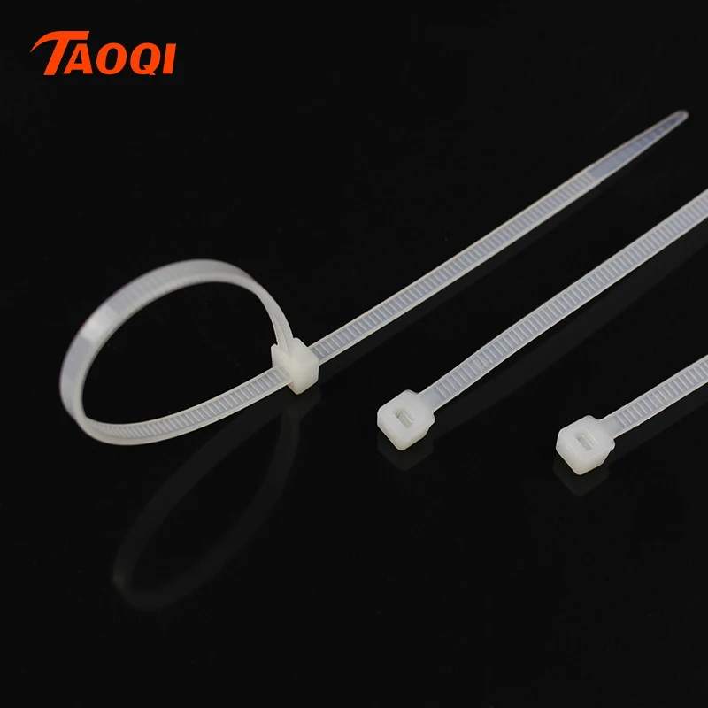 250Pcs/pack 8*400mm Nylon Cable Ties 5.1mm width Self-locking Plastic Nylon Fasten Wire Zip Tie wholesale price