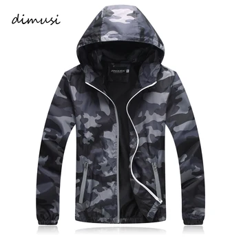 

DIMUSI Men's Jackets Fashion Mens Anorak Hip Hop Streetwear Jackets Man Outwear Reflective Zipper Hooded Tracksuit Coats 4XL