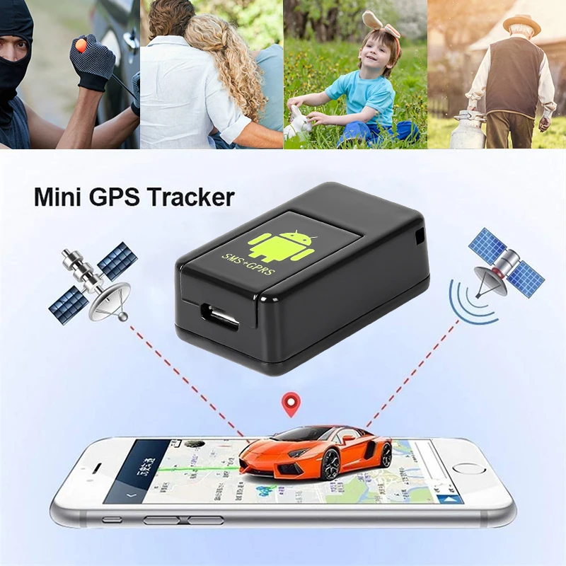 GF-08 gps-трекер, умный мини gps-трекер для домашних собак, кошек, трекеров, устройство для отслеживания транспортных средств