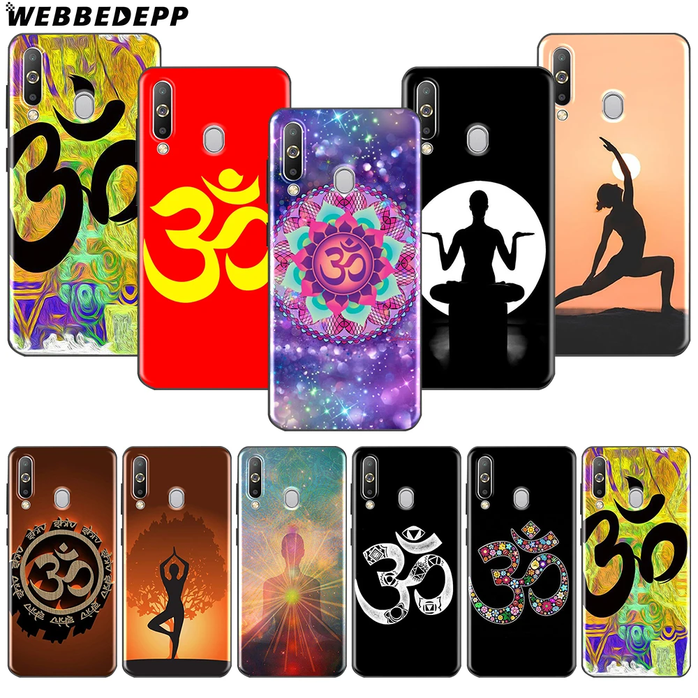 WEBBEDEPP Aum Om Yoga Мягкий ТПУ чехол для Samsung Note 10 Plus A10S A20S A30S A40S A50S A60 A70 M10 M20 M30 | Мобильные