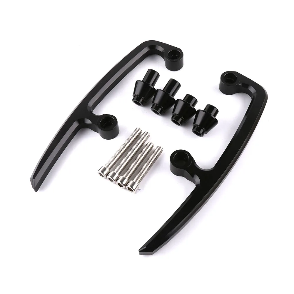 Motorcycle Accessories CNC Aluminum Alloy Rear Grab Handle Armrest Passenger Arm Rests For Kawasaki Z650 2017 2018 (3)