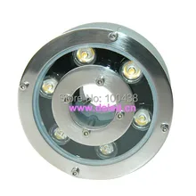 IP68, высокая мощность 6 Вт открытый подводный светодиодный прожектор, фонтан со светодиодным освещением, хорошее качество, DS-10-68 6X1 Вт, работающего на постоянном токе 12 В