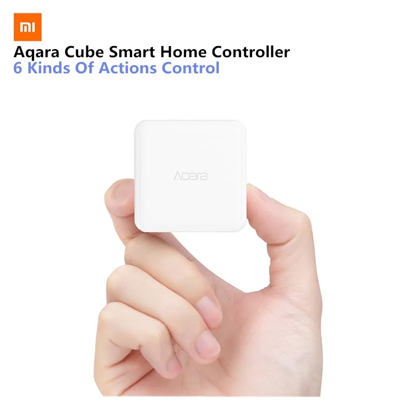 Original Xiaomi Mi Aqara Cube Smart Home Controller 6 Action Operation Fr Home Device Zigbee Version App Wireless Remote Control Original Xiaomi Mi Aqara Cube Smart Home Controller 6 Action Operation Fr Home Device Zigbee Version App Wireless Remote Control