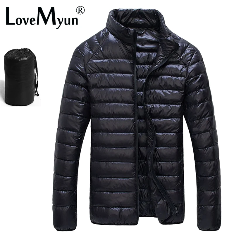 Winter Duck Down Jacket Ultra light Men 90% Coat Waterproof Down Parkas  Fashion  mens Outerwear coat  5011