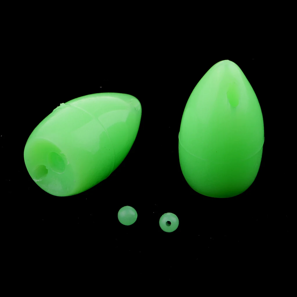 2pcs Plastic Floating Bombarda Floats for Long Distance Casting Lures Flies Fishing Float Fishing Tackle Green /Orange/White 