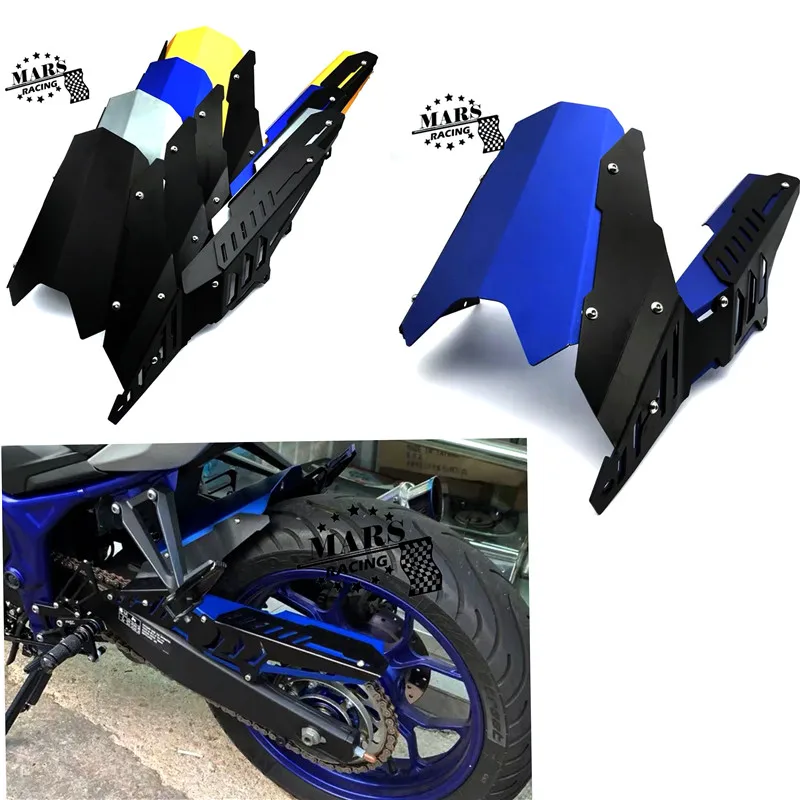 Подходит для YAMAHA MT 03 MT-03 MT03YZF R3 R25 2013-2015 2016 2017 2018 ЧПУ заднее крыло брызговик и защита