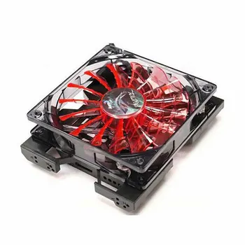 

5.25" to 3.5" 2.5" SSD HDD Hard Drive Tray Caddy Case Adapter Cooling Fan Mounting Bracket
