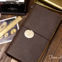 Записная книжка для путешествий midori annuler skysat, винтажная Подвеска из латуни