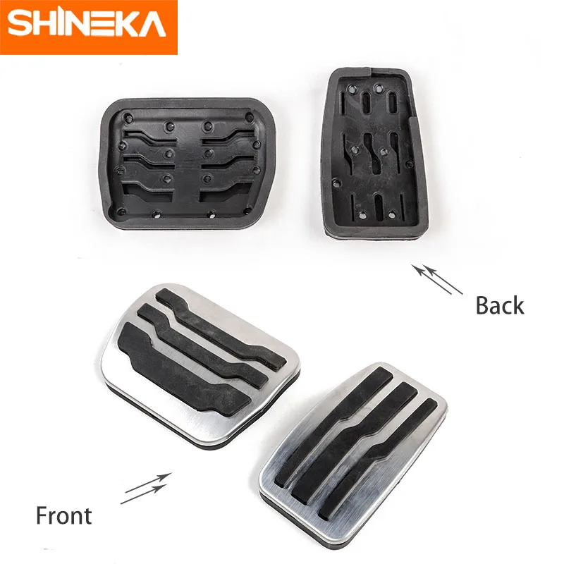 Педали SHINEKA для Ford F150 2009 2014 алюминиевые Нескользящие Топливные педали тормоза