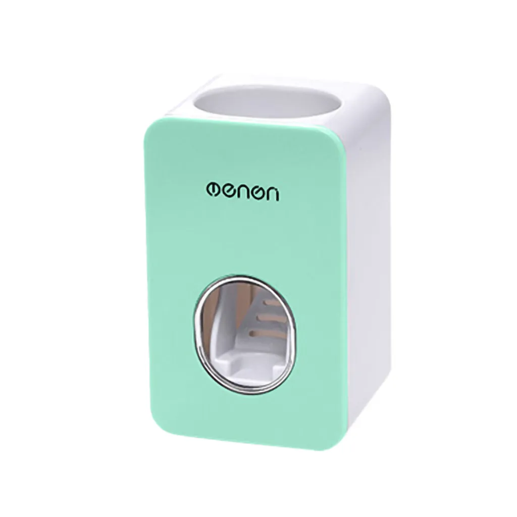

Automatic Toothpaste Dispenser Bathroom Accessories Set Toothbrush Holder Wall Mount Dust-proof Toothpaste Squeezers A703