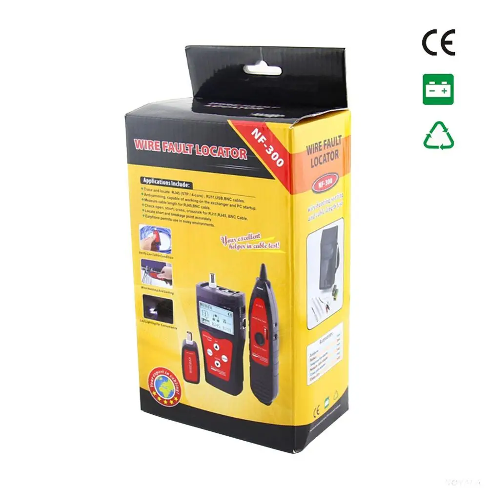 NOYAFA NF 300 Lan тестер RJ45 RJ11 BNC USB кабель Tracer локатор сетевой коаксиальный трекер