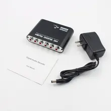 5.1CH Audio Decoder SPDIF Coaxial To RCA DTS AC3 Amplifier Analog Converter For PS3,DVD Player Digital Sound Decoder with power цена 5.1CH Audio Decoder SPDIF Coaxial To RCA DTS AC3 Amplifier Analog Converter For PS3,DVD Player Digital Sound Decoder with power цены онлайн