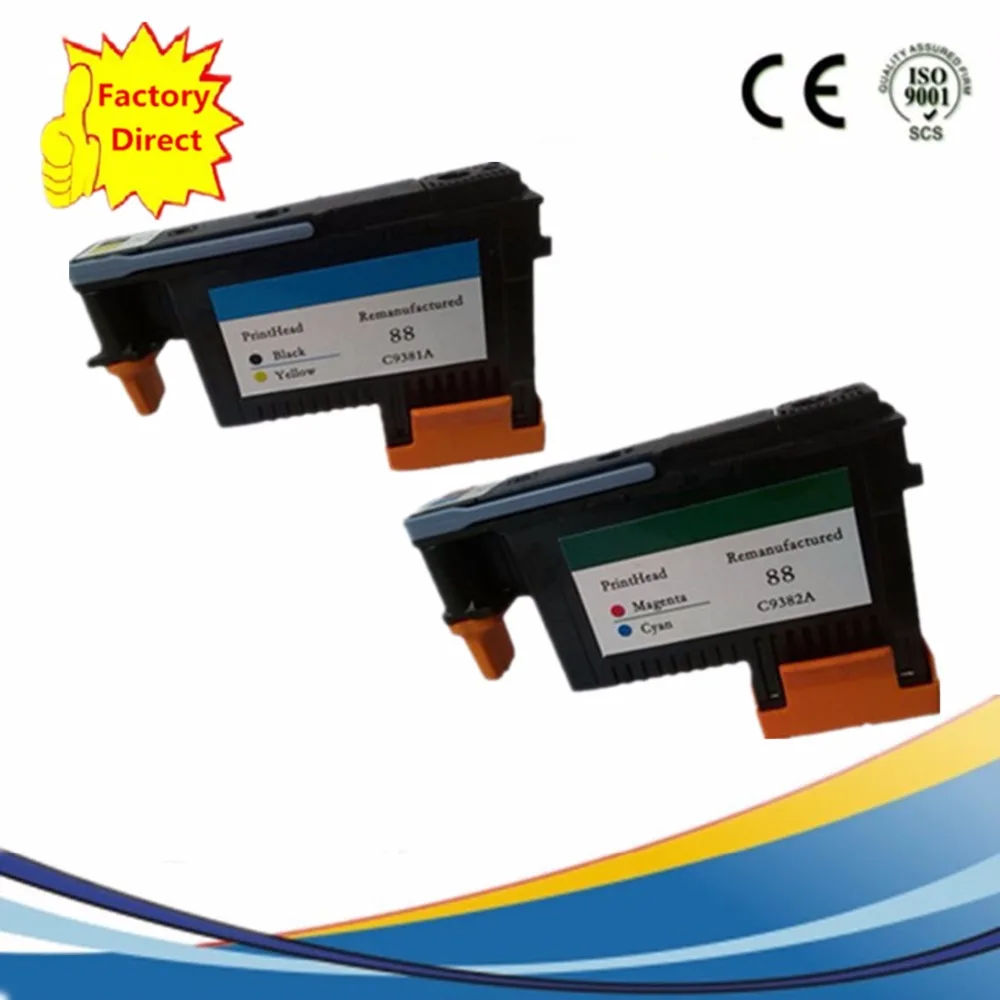 Печатная головка rinthead восстановленная для HP88 C9381A C9382A Officejet pro L7400 L7480 L7500 L7550 L7580 L7588