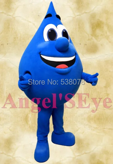 advertising spring water droplet mascot purified water drop costume
