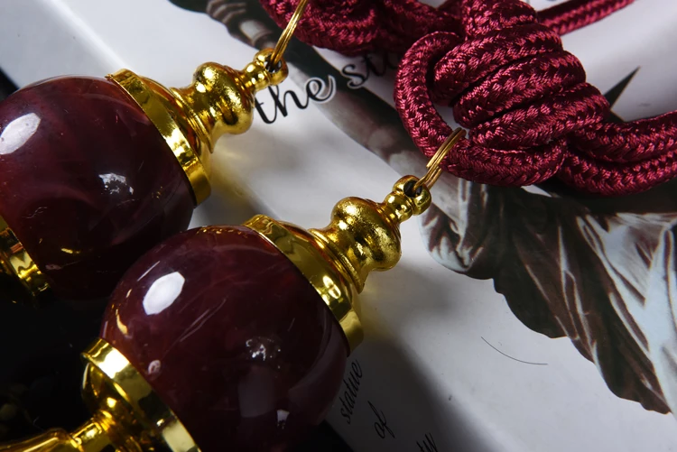 1 Pair High Quality Curtain Tieback Hanging Holder Decoration Tassels Window Strap Decorative Curtain Accessories