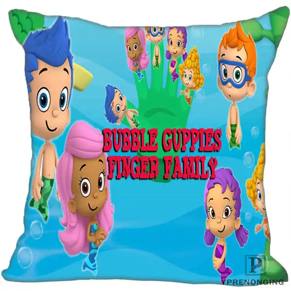 Заказная декоративная наволочка Bubble Guppies квадратная Наволочка на молнии лучший подарок(с одной стороны) 180516-23 - Цвет: Square Pillowcases