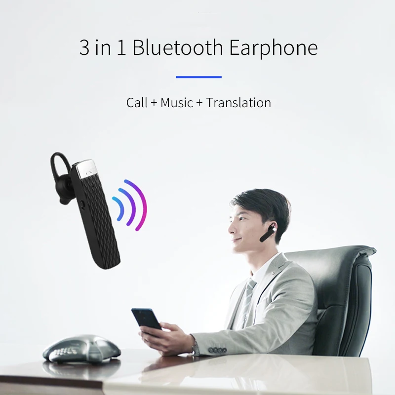 Rosinop 33 языков переводчик наушники Bluetooth 5 0 беспроводные для телефона TWS наушник hifi