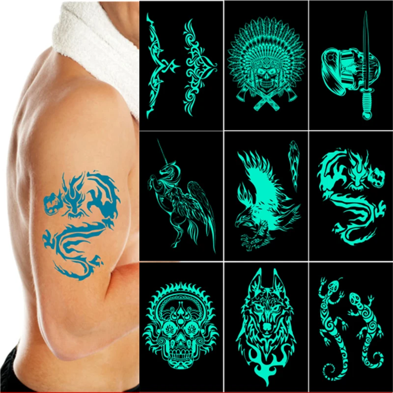 6 pz/lotto nuovo Lago Verde Glow in The dark flash