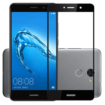 

25 Pcs/Lot Full Coverage Screen Protectors For Huawei Y7 Prime 5.5'' Scratch Proof Protective Film Tempered Glass For Y7 Prime