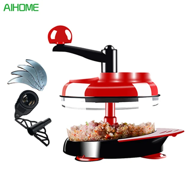 Manual Food Processor, Hand Powered Miracle Baby Multi Vegetable